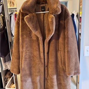 Simply Vera Vera Wang Tan Teddy Jacket